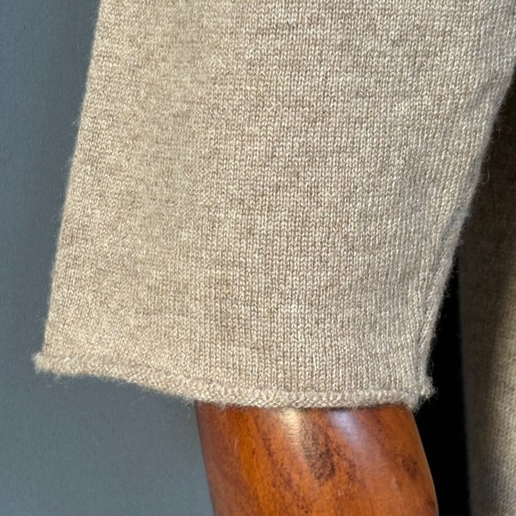 NEW Eskandar 100% Cashmere Bateau Tunic Dress‎ | Size 0 (S–M) | Oatmeal - Picture 9 of 13